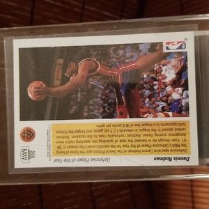 DENNIS RODMAN PLAYING in acrylic case!